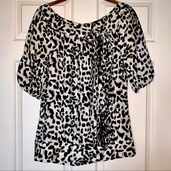 White House Black Market Silk Blouse - Picture 1 of 3